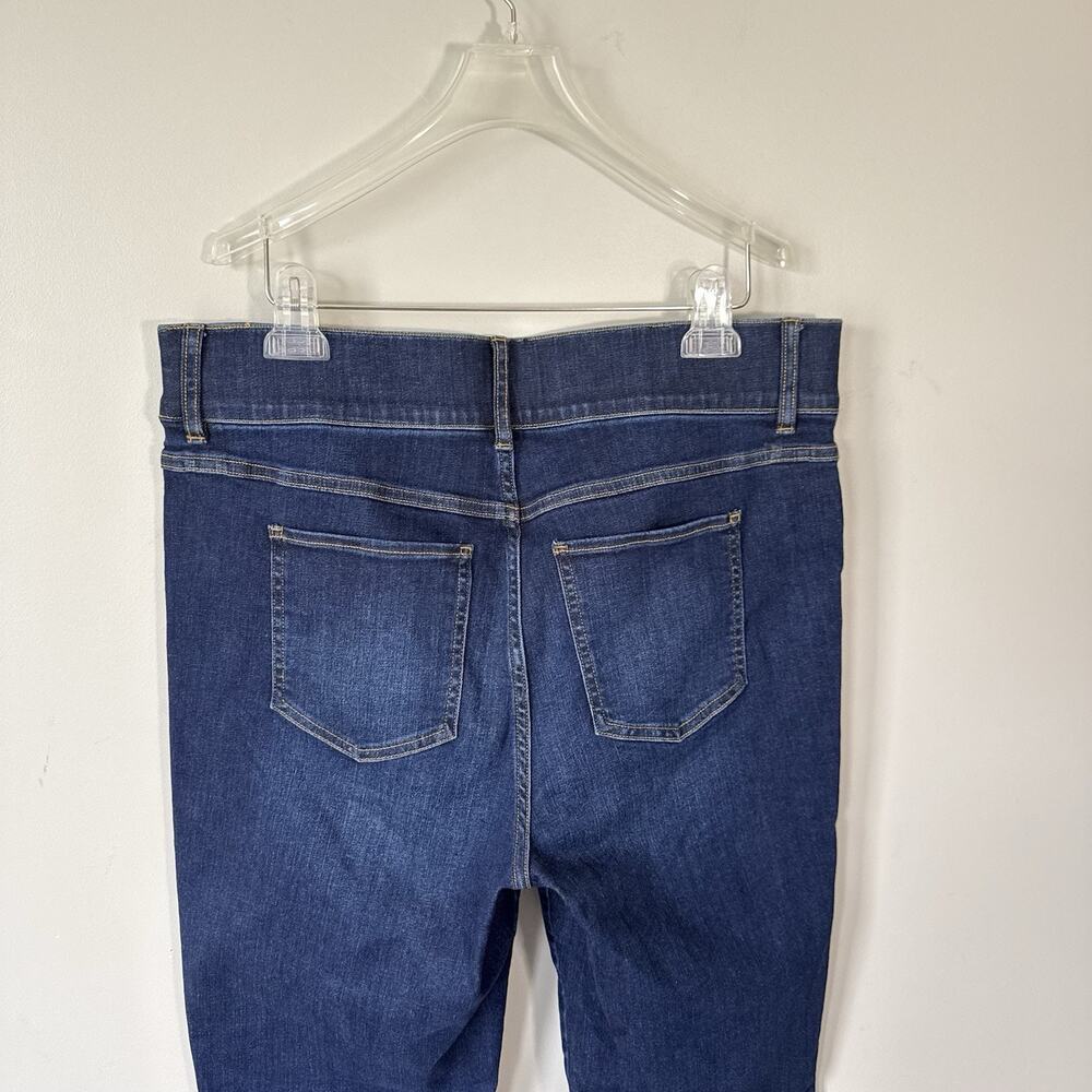 SPANX High Rise Wide Leg Flare Pull-on Jeans size 1XL Blue Medium Wash - Picture 5 of 7